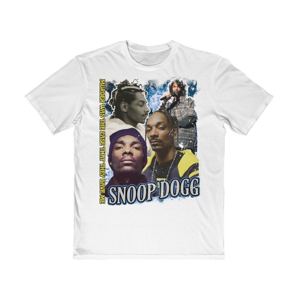 Vintage Style White Snoop Dogg 90s Rap Tee - Picture 1 of 1